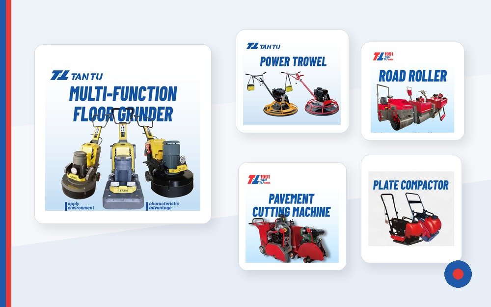 Road Construction Machinery product collage ??????????