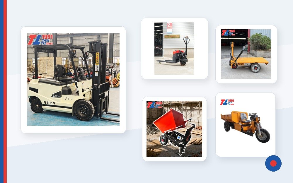 Material Handling Equipment product collage ??????????