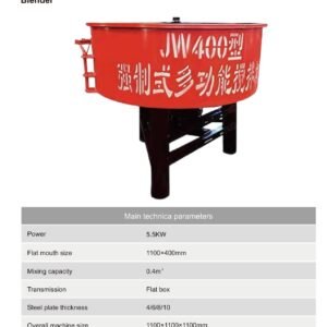 JW400 concrete mixer blender