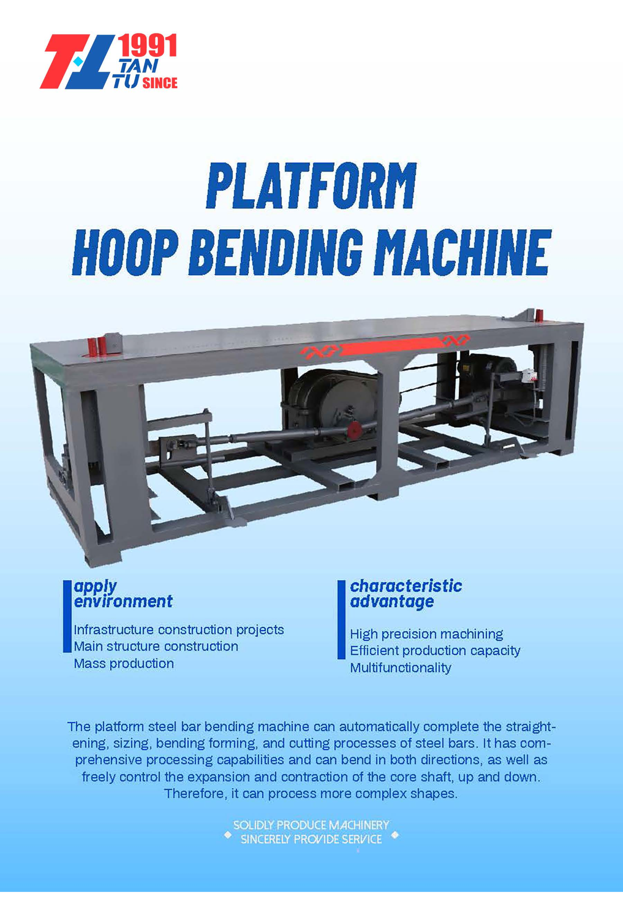 Platform Hoop Bending Machine