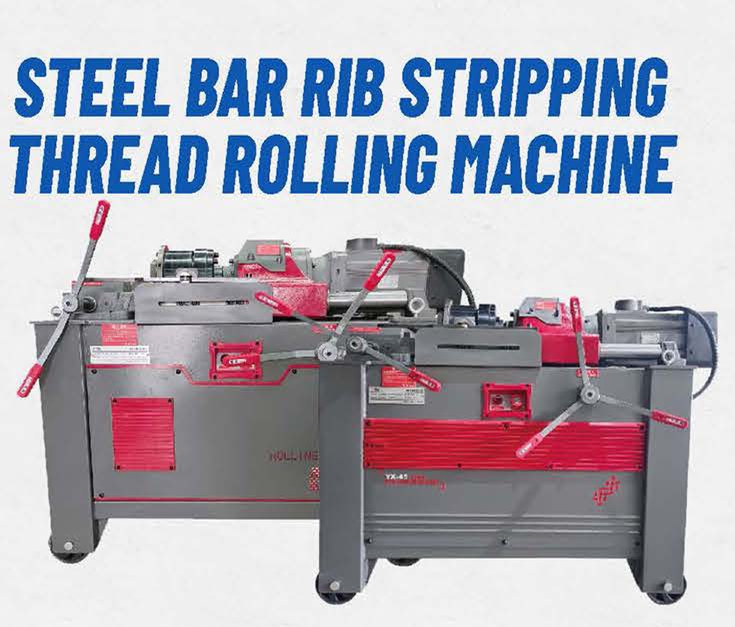 Steel Bar Rib Stripping Thread Rolling Machine