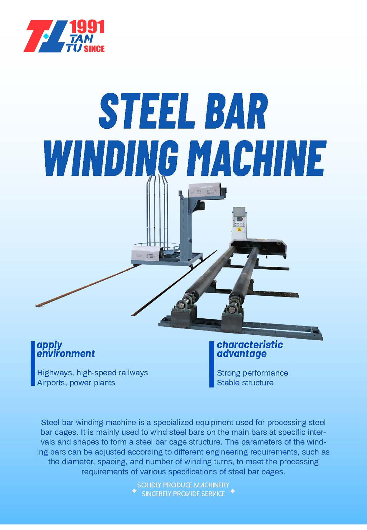 Steel Bar Winding Machine